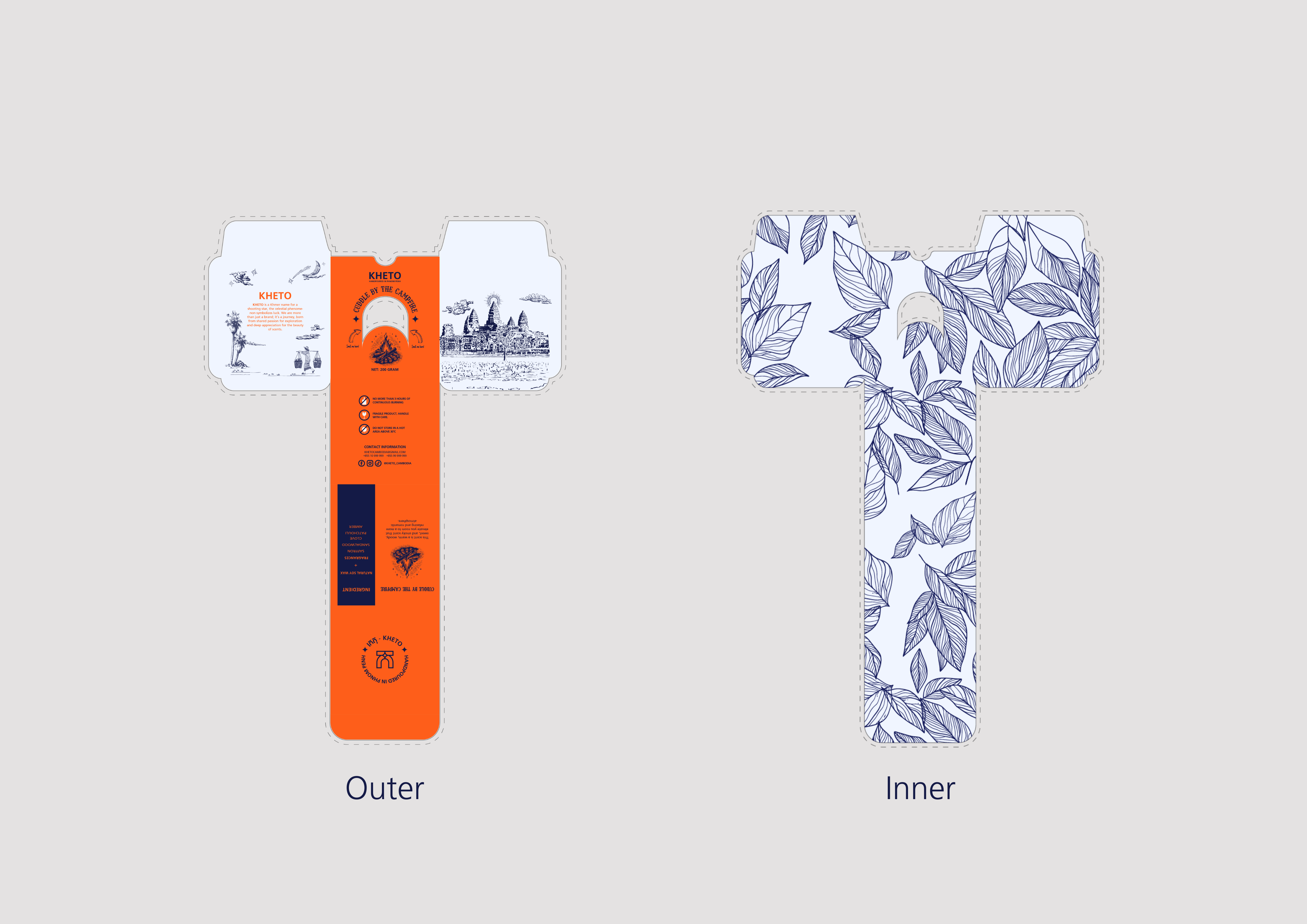 Local Candle Brand Packaging